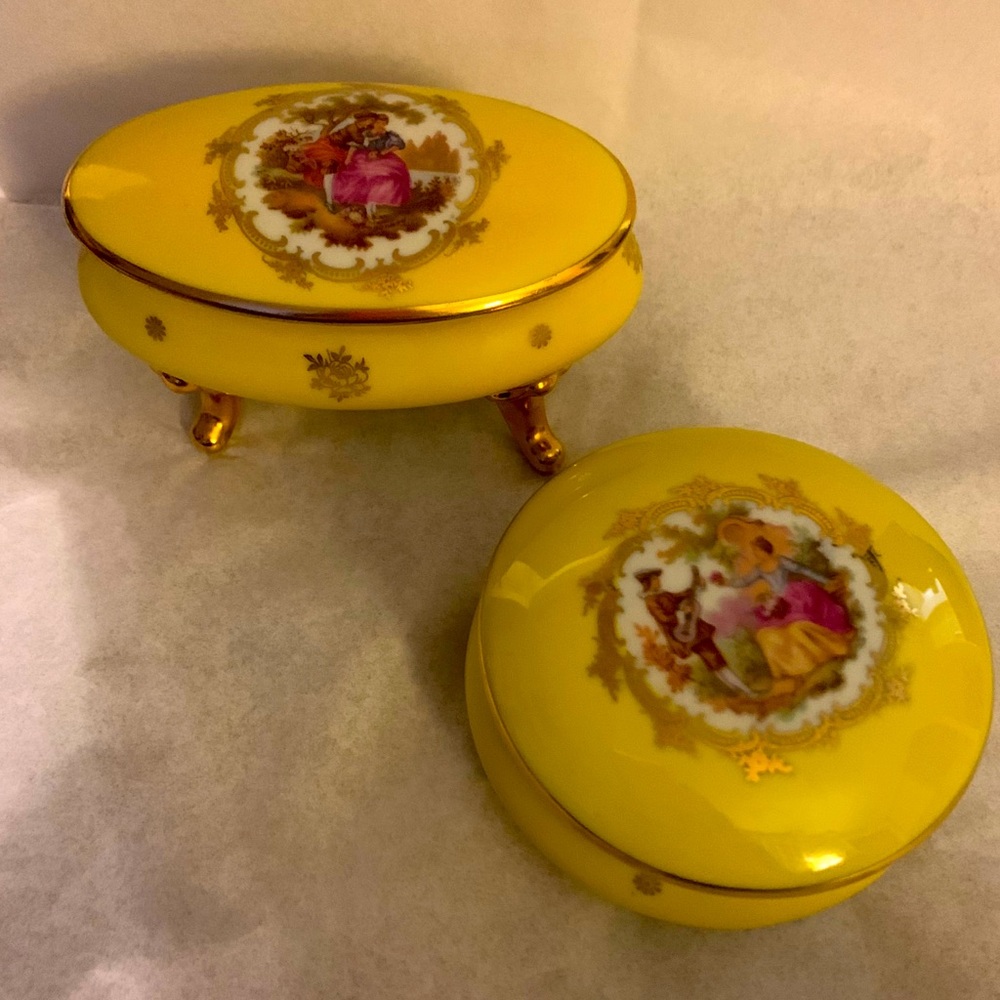 Limoges set of 2 Vintage